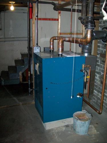 Burnham steam boiler