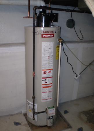 AO Smith water heater installed in Burlington, MA