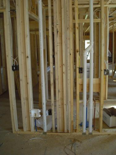 Rough plumbing for a kitchen icemaker in Medford, MA