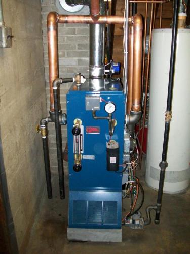Utica steam boiler installed in Stoneham, MA