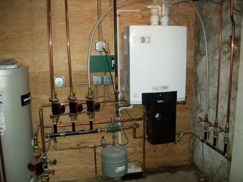 Burderus GB142 boiler with a 45 gallon Superstor