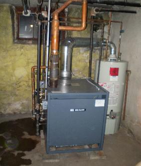 Weil Mclain natural draft gas boiler