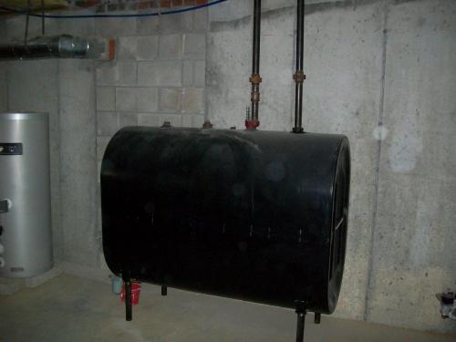 Oil tank installed in Malden, MA
