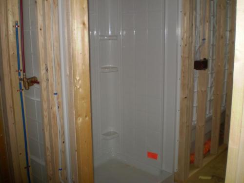 Kohler shower enclosure installed in Belmont, MA.