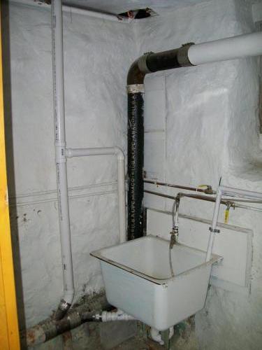 Basement PVC plumbing vent in basement in Watertown, MA 