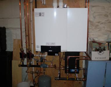 Buderus 95% efficient GB142 boiler installed in Lexington, MA