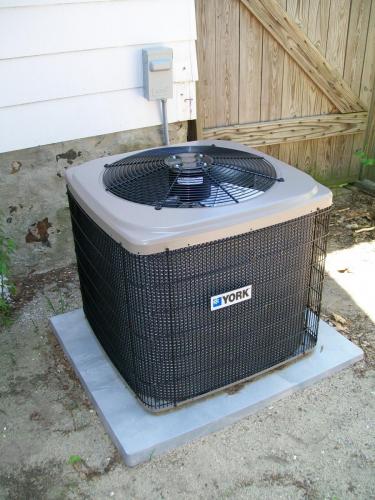 York air conditioning condenser installed in Somerville, MA