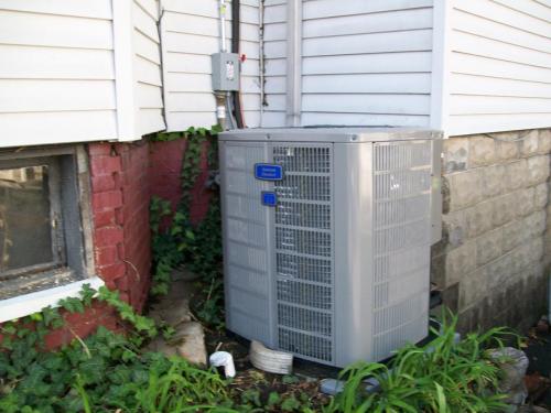 American Standard condenser installed in Malden, MA 