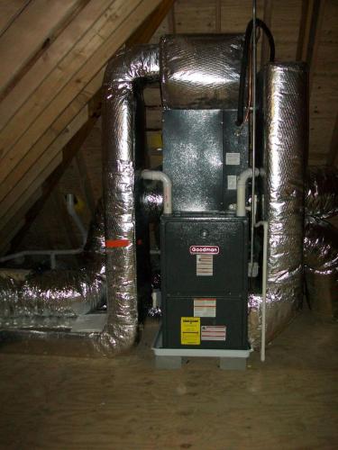 Goodman high efficiency furnace installed in Lexington, MA