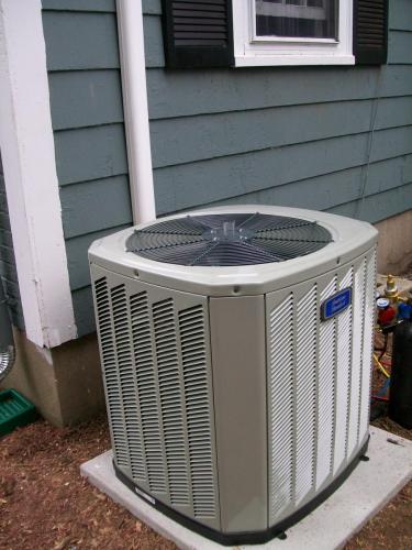 American Standard condenser installed in Belmont, MA 