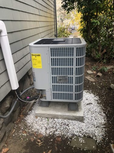 Bosch heat pump installed in Watertown, MA 