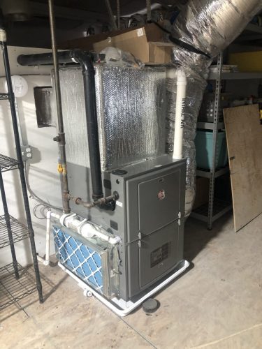 Rheem 95% efficient furnace installed in Revere, MA