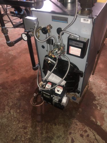 HB Smith oil steam boiler