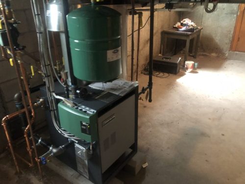 Peerless natural gas hot water boiler 